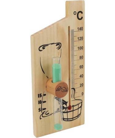 Versatile Sauna Hourglass & Thermometer | Premium Hourglass for Optimal Sauna Experience - Buy Online on GoSupps.com
