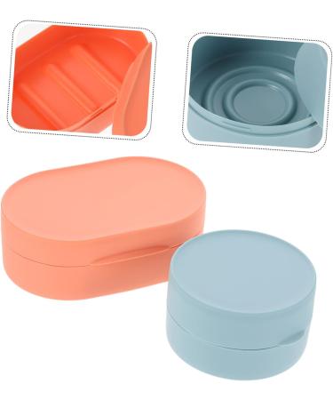 Ciieeo 10 Pcs Boxes Soap Box Soap Case Holder Soap Storage Holder Simple Soap Holder Soap Draining Dish Kitchen Sponge Holder Soap Organizer Bar Sinks Abs Travel Holiday Necessities Seal - Buy Online on GoSupps.com
