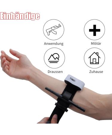 Apomoons Tactical Tourniquets - 2 Pack Quick-Closure Combat Application One-Handed Operation for Outdoor Sports Camping Hiking Climbing - Buy Online on GoSupps.com