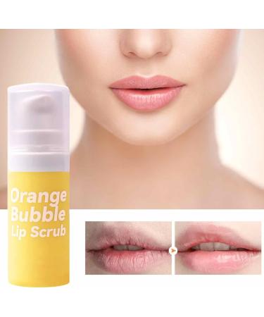 Lippenscrub Bubble Lip Scrub Exfoliator & MoisturizerLip Exfoliator Scrub Bubble Lip Scrubs Lip Sugar Scrub Lip Care voor Schrale Lippen Lip Scrubber Qihuyi Oranje - Buy Online on GoSupps.com