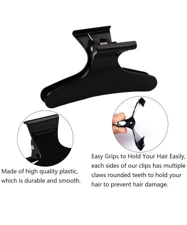 24 Pack Butterfly Hair Clips for Styling and Coloring - Large Pro Hair Clamps for Women and Girls - Buy Online on GoSupps.com
