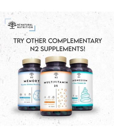 Melatonin 1.9 mg for Adult Sleep. Strong Melatonin with Vitamin B6. Sleep Better. Stress. Sleep Aid and Insomnia. Repairing Sleep. Vegan. 90 Capsules. THIS. N2 Natural Nutrition - Buy Online on GoSupps.com