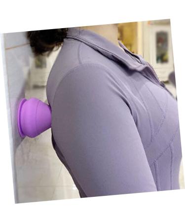 Frcolor 5-Piece Massage Ball Suction Cups | Body Massage Devices for Feet Back & Neck | Muscle Relief Tools | Purple 7.5x7cm - Buy Online on GoSupps.com