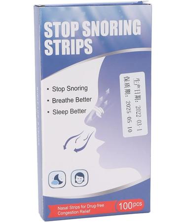 100pcs Snore Nasal Strips - Ergonomic Solution for Nasal Congestion - Hygienic Health Care - Buy Online on GoSupps.com