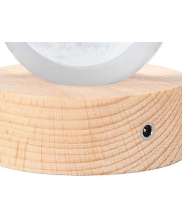 Kenanlan 3D Crystal Moon Ball - Bright Clear Astronomy Sculpture & Night Light | 6 cm Miniature Decoration - Buy Online on GoSupps.com