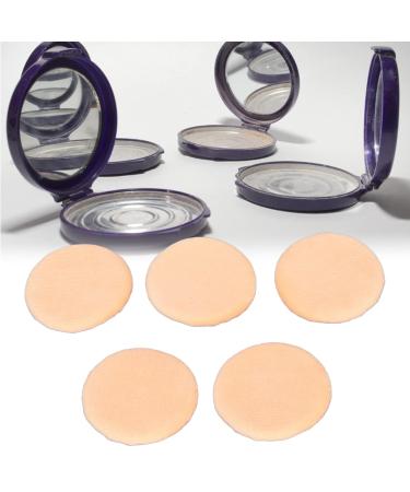 Soft Texture Washable Powder Puff - 5pcs Face Makeup Puff in Orange | International Shipping Available - Buy Online on GoSupps.com
