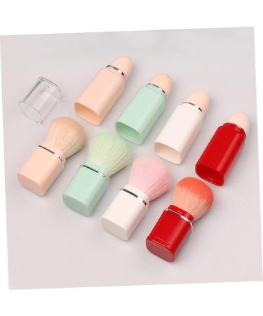 Beatifufu 2 in 1 Makeup Brush Bronzer Brush Loose Powder Brush Cosmetics Brush Contour Brush Foundation Applicator Bb Cream Brush 2 in 1 Cosmetic Brush Travel Plastic Sponge Brush Portable - Buy Online on GoSupps.com