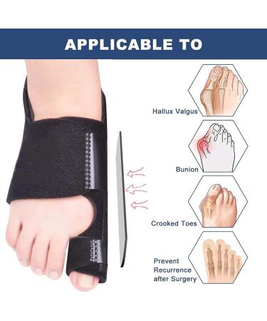 Ktrok Bunion Ortheses - Durable Foot Bone Support with Metal Rod Breathable Unisex Design for Ultimate Comfort - Buy Online on GoSupps.com