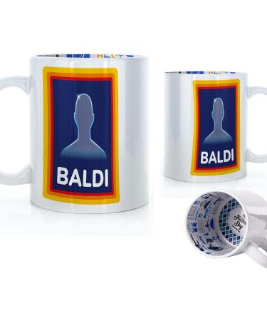 Aldi Inspired Funny Baldi Mug and Belgian Milk Chocolate/Hot Chocolate Stirrer Marshmallow Gift Set (11oz) Thank You Love You Happy Birthday Mug Dad Mug Father's Day Mug 275 Funny Aldi Baldi - Buy Online on GoSupps.com