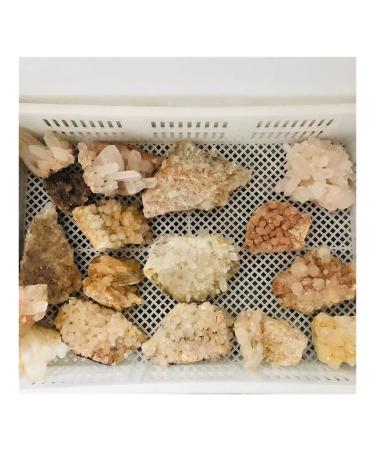 Natural Rough Quartz Cluster Crystal Stone Beautiful Ornaments Natural Luster (Color : 1pc 380g-500g)
