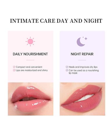 Buy 4 Color Glossy Lip Butter Balm - Moisturizing Non-Sticky Lip Gloss & Plumping Tint for Soft Smooth Lips | International Shipping - Buy Online on GoSupps.com