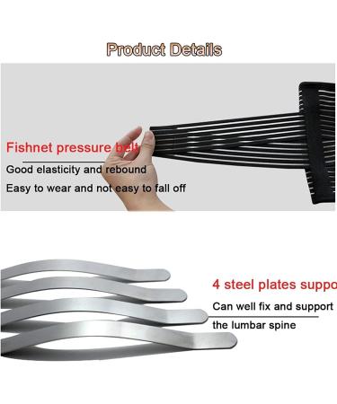 Back Bandage for Pain Relief - Herniated Disc & Sciatica Support | Breathable Lumbar Waist Belt for Men & Women | XXLarge - Buy Online on GoSupps.com