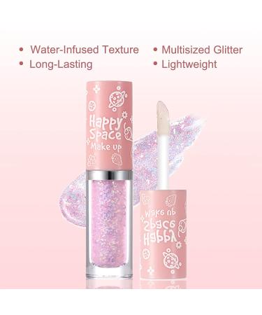 Erinde Liquid Glitter Eyeshadow Set - Shimmer Metallic Eye Shadow for Korean Sparkly Makeup - Long-Lasting & Lightweight Formula - 4PCS - Buy Online on GoSupps.com