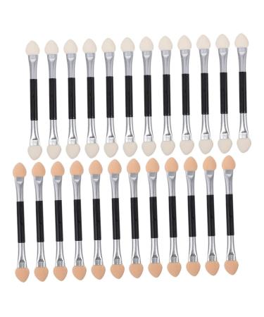 Beatifufu 24pcs Latex Eye Shadow Stick Eyeshadow Brush Blush Brush Eye Shadow Miss Halloween Cosmetics