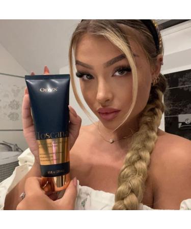 Onyx Toscana Double Tanning Lotion - Bronzer & Tan Accelerator for Indoor & Outdoor Tanning - Hydration Blend with Almond & Monoi Oil - Dark Tanning Results - Buy Online on GoSupps.com