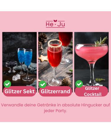 Edible Glitter for Drinks & Food - Vegan Gluten-Free Sugar-Free | 12 x 3G | Perfect for Every Occasion - Buy Online on GoSupps.com