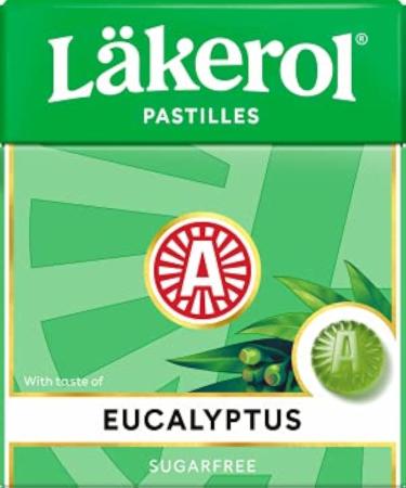 Cloetta Lakerol Eucalyptus pastilles 10 Des boites of 25g