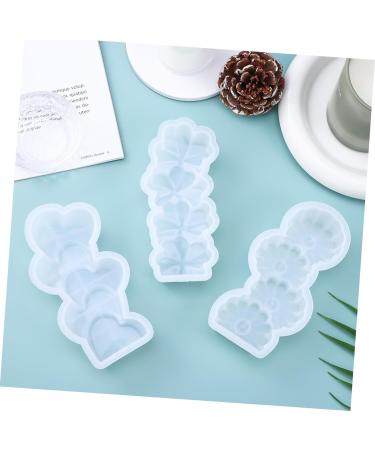 VILLCASE 12 Pcs 3D Candle Mold Chocolate Molds Mold for Chocolate Ornament Mold Silicone Molds DIY Silicone Soap Mold Candle Making Tools Love Baking Mold/Cake Mold Flower Candle As Shownx4pcs 13.00X6.00X3.00CMx4pcs - Buy Online on GoSupps.com