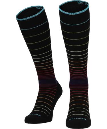 Sockwell Ladies Circulator Socks - Black Stripes | Comfort & Compression for All-Day Support - Buy Online on GoSupps.com
