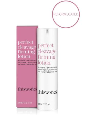This Works Perfect Cleavage Firming Lotion - Anti-Ageing Moisturizer for Neck & D colletage - Skin Tightening Cream with Vitamin C, Algae & Larch Extract - 60ml - Buy Online on GoSupps.com