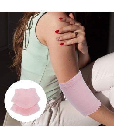 Moisturizing Elbow Cover - 2 Pairs Breathable Pink Sleeves for Injury Prevention & Comfort | International Shipping - Buy Online on GoSupps.com