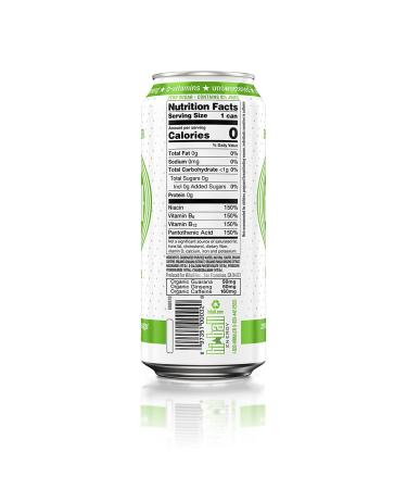 Hiball Energy Seltzer Water - Caffeinated Sparkling Water, Zero Calorie & Sugar Free, Lemon Lime, 16 Fl Oz (Pack of 8) - Buy Online on GoSupps.com