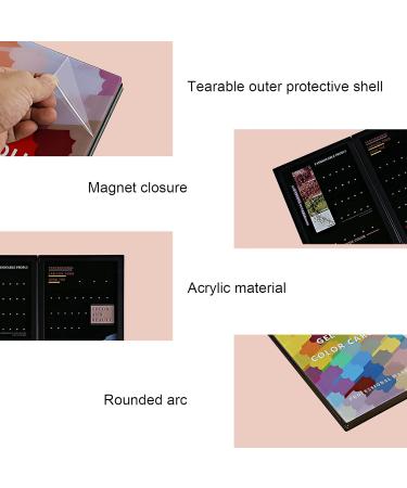 Nail Color Chart Book | Stylish Nail Polish Display for Salons & Manicure Shops - Perfect for Women & Girls - Buy Online on GoSupps.com