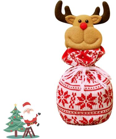 LALAFINA 1pc Christmas Drawstring Bag Christmas Bag Kids Bag Candy Bag Apple Bag Child 1 count (Pack of 1) As Shown - Buy Online on GoSupps.com