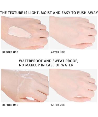 F V Concealer Foundation CC Liquid 30ml 24HR Matte Lightweight Long-Lasting Waterproof Foundation F V Concealer Foundation Base Makeup Moisturizing Liquid Full Coverage (2pcs 01+1pcs 02) - Buy Online on GoSupps.com
