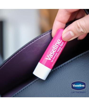 Vaseline Lip Therapy Rosy Lips - Hydrating Lip Balm Pack of 8 | Moisturizing Stick for Dry Lips - 0.16 Oz Each - Buy Online on GoSupps.com