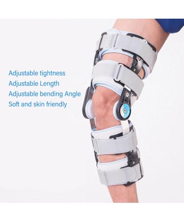 Buy ZJchao Adjustable Knee Brace for ACL MCL & PCL Injuries | Anti-Slip Soft Fabric Easy Lock Adjustable 20.5-25.6in | Optimal Bending & Extension Support - Buy Online on GoSupps.com