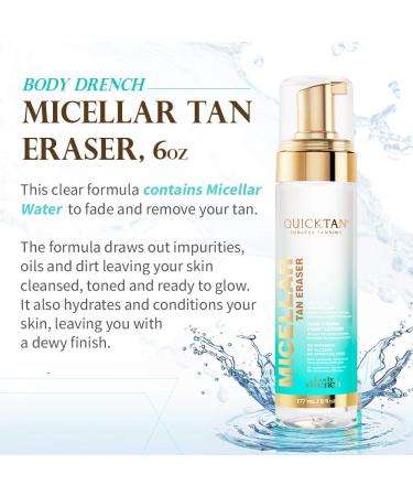 Body Drench Micellar Skin Nourishing Tan Eraser 6 oz - Gentle and Effective Skincare Solution - Buy Online on GoSupps.com