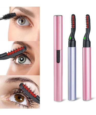 Electric Pen Style Heated Eyelash Curler Beauty Eyes Lashes Maker Lasting Makeup - Buy Online on GoSupps.com