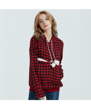 Cozy Women's Long Sleeve Cat & Dog Hoodie Sweatshirt with Zipper Bag - Ideal for Pet Lovers | Sizes X-13 to XXL - Buy Online on GoSupps.com