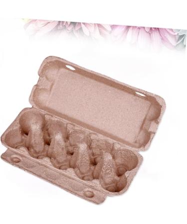 UKCOCO 10pcs Refrigerator Containers Fridge Egg Holder Carton Egg Holder Egg Box Display Stand Egg Tray As Shown 10pcs - Buy Online on GoSupps.com