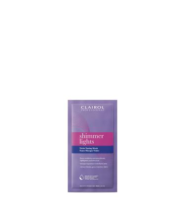 Clairol Professional Shimmer Lights Violet Toning Mask for Neutralizing Brassy Tones with Refreshing Blonde Hair Results 30mL - Buy Online on GoSupps.com
