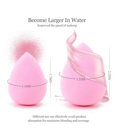 AJOKE 10 Pcs Makeup Sponge Set Blender - Flawless Beauty Sponges for Liquid Makeup - Buy Online on GoSupps.com
