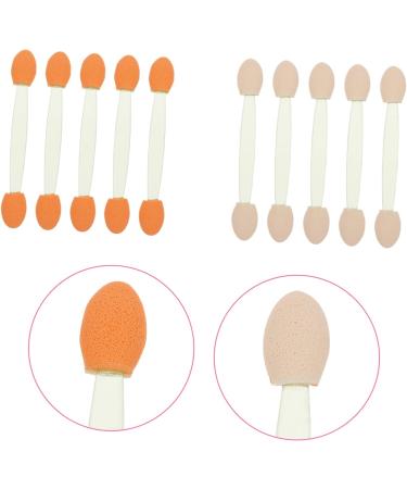 FRCOLOR 800 Pcs Double Ended Eyeshadow Brush Makeup Brush Latex Sponge Smudger Cosmetic Disposable 6.5x1.3cmx8pcs Greenx8pcs - Buy Online on GoSupps.com