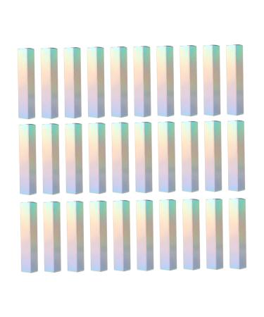 TOPPERFUN Bo tes D'emballage pour Gloss L vres en Papier Holographique 50 Pi ces Taille Standard Protection Cosm tique Usage Professionnel et Voyage