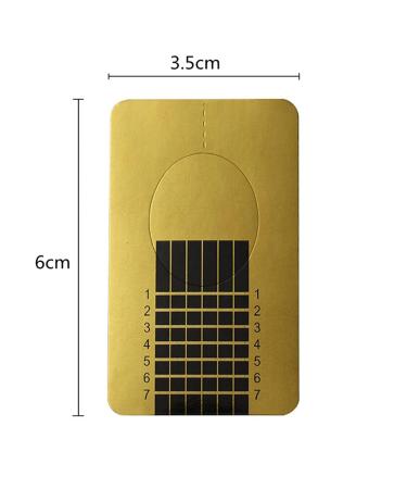 200pcs LATRAT Nail Screen Extender - Gold Rectangular Nail Art Extension Tray for Gel & Resin Nails - International Shipping Available - Buy Online on GoSupps.com