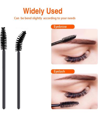 300 PCS Mascara Wands - GOOOA Disposable Eyelash Mascara Brushes Wands Applicator Makeup Kits (6 Color) 300 Count (Pack of 1) - Buy Online on GoSupps.com