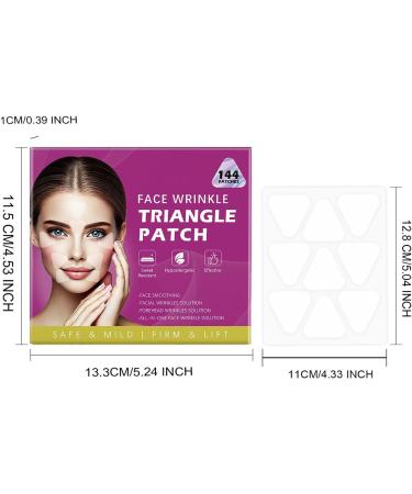 Facial plasters moisturizing firming 144 pieces caring lotion for temples forehead lips neck wrinkles - Buy Online on GoSupps.com