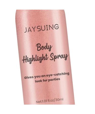 Travel Size Body Glitter Spray - Waterproof Pink Highlighter for Parties Stage Clubs & Prom - 30ml - Buy Online on GoSupps.com