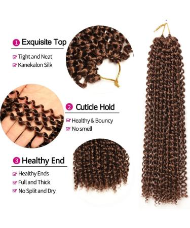 Passion Twist Hair Extensions - 6 Packs 18 Inch Faux Locs Crochet Braids | Yddm Synthetic Hair for Stunning Styles - Buy Online on GoSupps.com