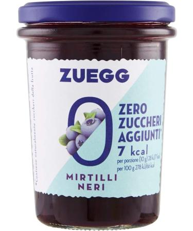 Italian Gourmet E.R. Zuegg Blueberry Jam No Added Sugar 220g + Polpa Italian Gourmet 400g (Pack of 6) - Buy Online on GoSupps.com