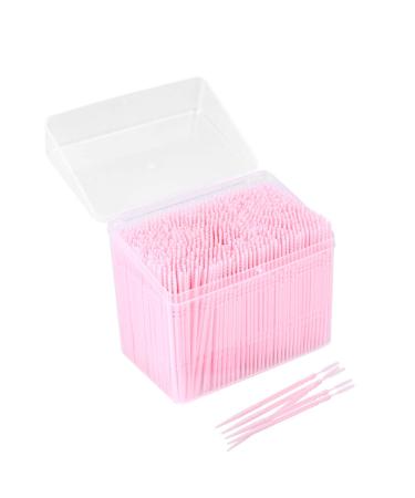 EXCEART 1000pcs Disposable Interdental Brushes Portable Plastic Toothpicks Oral Hygiene Cleaner Stick Oral Gingival Dental Toothpicks Dental Flosser Pick (Random Color)