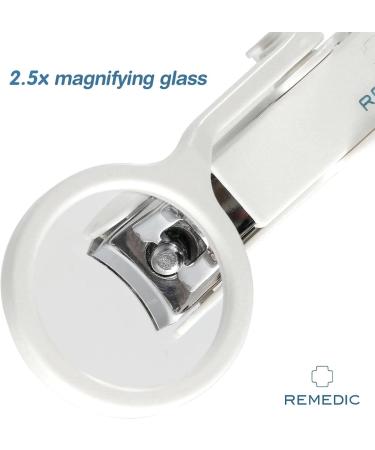 Extra Large Nail Clippers with Magnifier - Arthritis-Friendly Grip for Elderly & Low Vision - Professional Quality Sharp Blades for Fingernails & Toenails - Buy Online on GoSupps.com