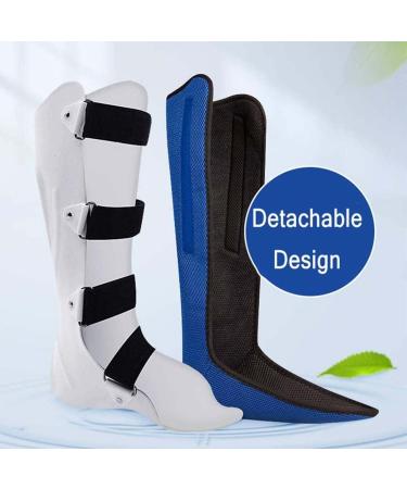 Adjustable Foot Drop Brace & Ankle Foot Orthosis - Night Splint for Plantar Fasciitis & Achilles Tendonitis - Left Foot M Size - Buy Online on GoSupps.com