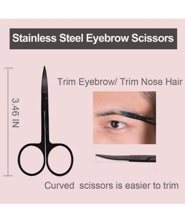 Sunuly 7-in-1 Eyebrow Razor Kit with Trimmer, Brush, Scissors, Tweezers - Brow Grooming Set for Women and Men - Buy Online on GoSupps.com