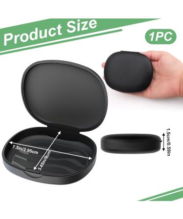 Premium Black Denture Box - Dnom Dose Prosthesis Storage Container for Stents & Prostheses - Buy Online on GoSupps.com